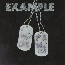 Load image into Gallery viewer, custom dog tags slot
