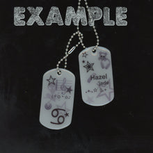 Load image into Gallery viewer, custom dog tags slot