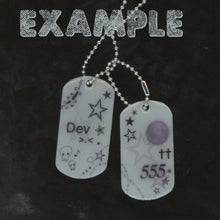 Load image into Gallery viewer, custom dog tags slot