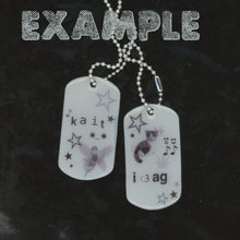 Load image into Gallery viewer, custom dog tags slot