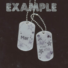 Load image into Gallery viewer, custom dog tags slot