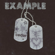 Load image into Gallery viewer, custom dog tags slot
