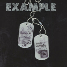 Load image into Gallery viewer, custom dog tags slot