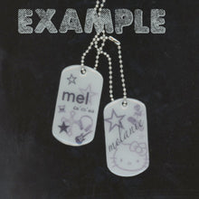 Load image into Gallery viewer, custom dog tags slot